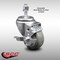 Service Caster 3.5 Inch SS Gray Polyurethane Swivel 12mm Threaded Stem Caster with Brake SCC-SSTS20S3514-PPUB-TLB-M1215 - alternate 2